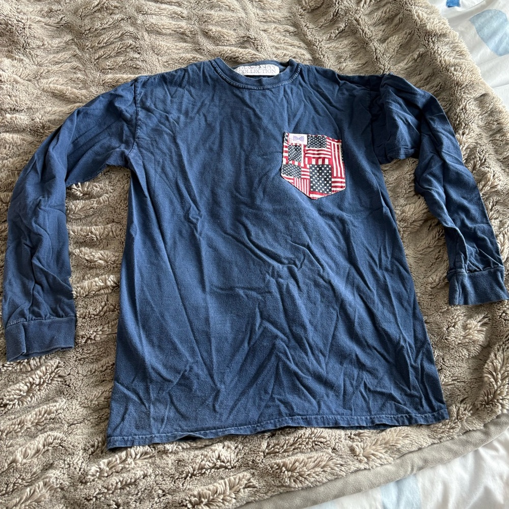 The Frat Collection Blue Long Sleeve Tee